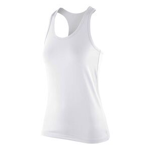 Spiro Womens/Ladies Softex Stretch Fitness Vest Top / White